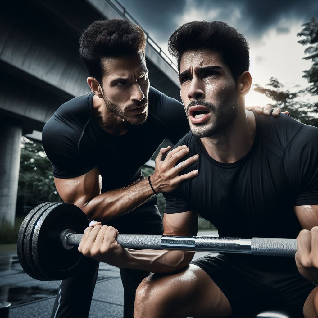 Treinando fazendo avaliação com seu aluno