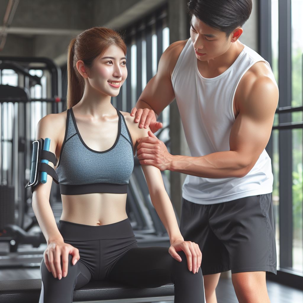 Treinando fazendo avaliação com seu aluno